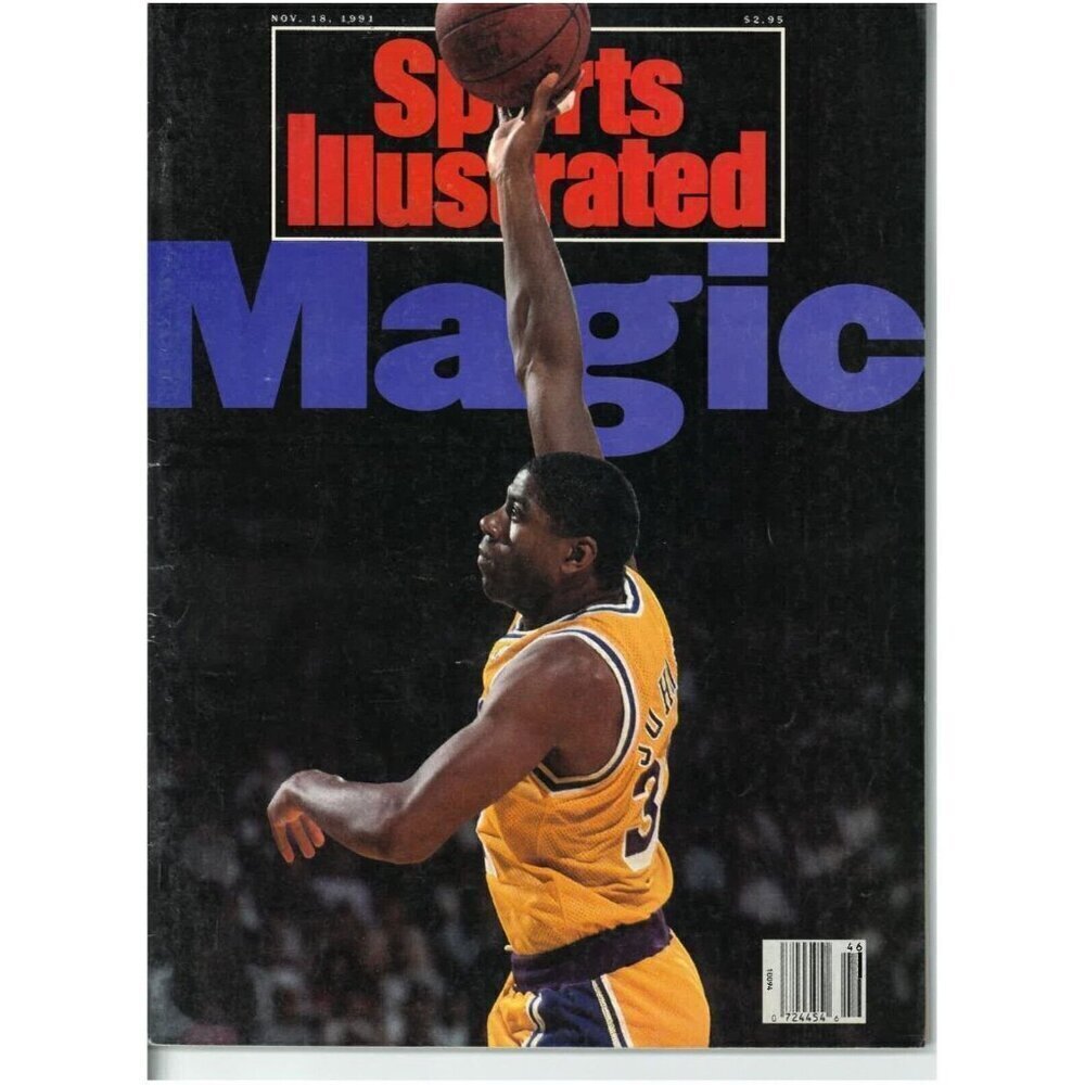 11/18/91 Sports Illustrated Magic Johnson "Magic" Excellent Condition!